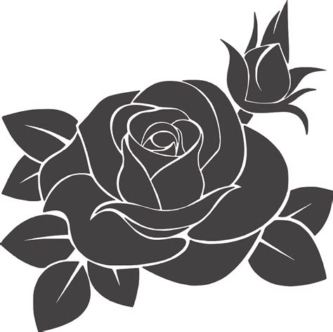 Rose Flower Free Dxf Vectors File Free Download Vectors File