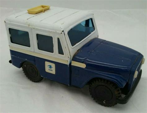 Get a free quote today. Pressed Metal US Mail Truck Jeep Bank Western Stamping 1970's 8.5" Vintage Toy #WesternStamping ...