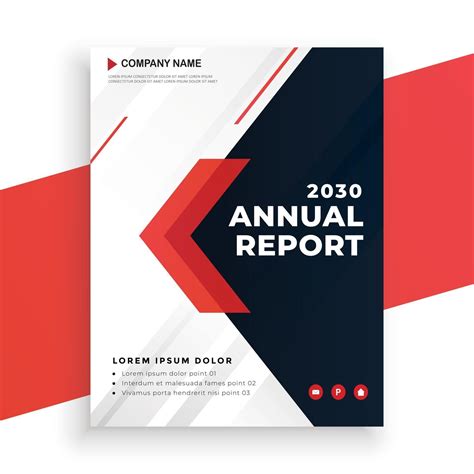 Annual Report Cover Template 2513917 Vector Art At Vecteezy