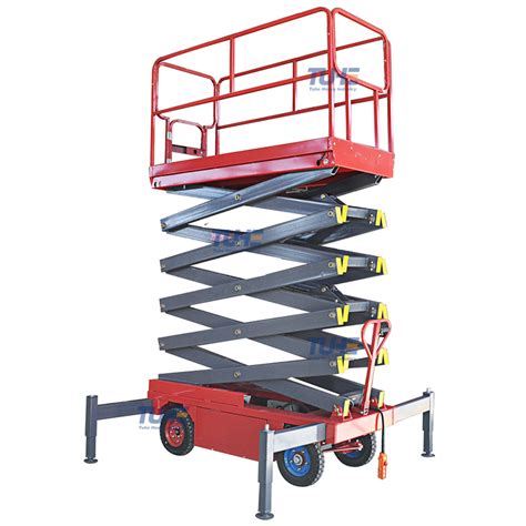 4m 1000kg Mobile Elevated Work Platform Hydraulic Scissor Lift Usa