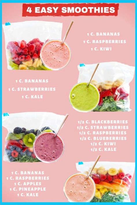 Healthy Breakfast Ideas Frozen Smoothie Recipes With Frozen Fruit