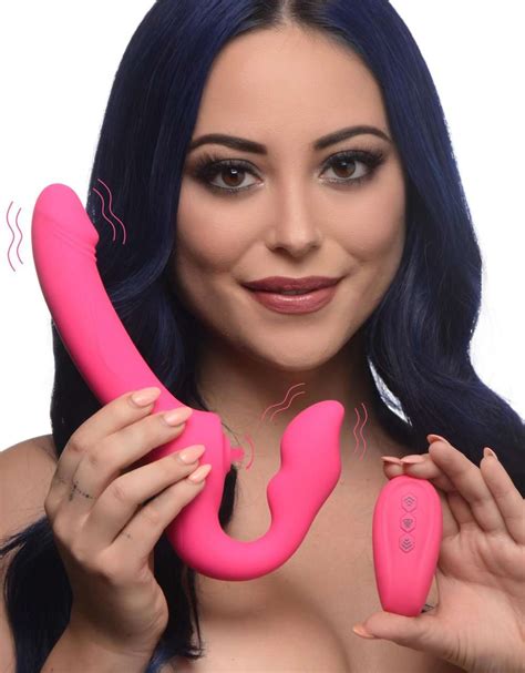 U Strap Mighty Licker Licking And Vibrating Strapless Strap On With Remote Control Mariner