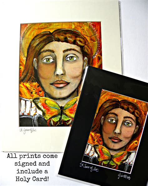 Saint Joan Of Arc Fine Art Print Tru Original