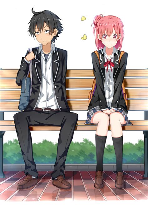 Yuigahama Yui And Hikigaya Hachiman Yahari Ore No Seishun Lovecome Wa