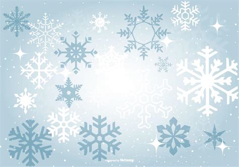 Beautiful Blue Snowflake Background 132887 Vector Art At Vecteezy