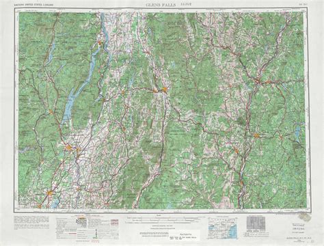 Glens Falls Topographic Maps Vt Ny Nh Usgs Topo Quad 43072a1 At 1