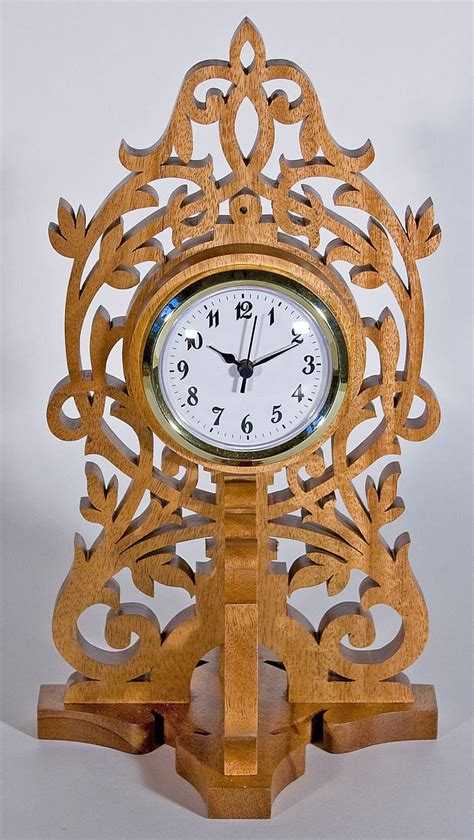 Scrollsawn Decorative Wood Clock