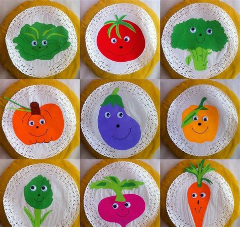 Pin By Priyailaya On Vegetables Crafts For Kids Preschool Crafts