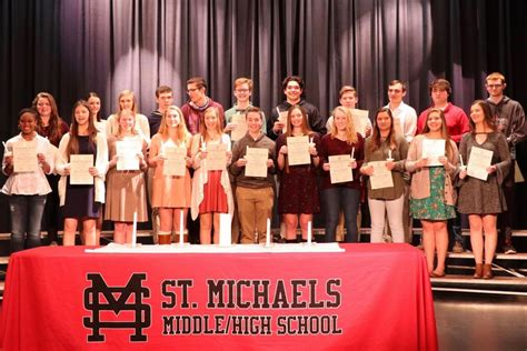 Saint Michaels Middle High Students Are Tapped Into National Honor