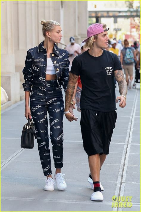 photo justin bieber hailey baldwin hold hands after dinner date 03 photo 4111216 just jared