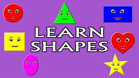 Learn Shapes For Kids Educational Video For Children Nursery Rhymes
