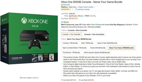 New Xbox One Price Cut Details