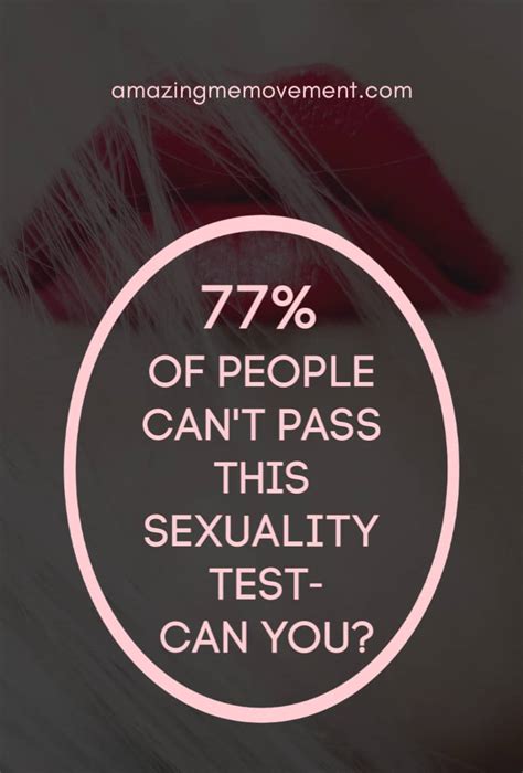 77 Of People Can T Pass This Sexuality Test