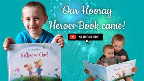 Unboxing Our Personalized Book From Hooray Heroes Youtube