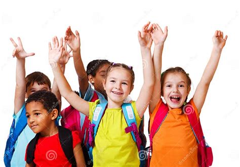Excited School Aged Kids Stock Photo Image Of Excited 25752542