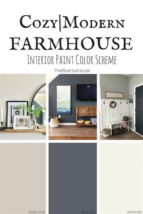 Cozy Modern Farmhouse Color Scheme These Are The Best Paint Colors To