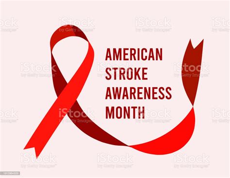 American Stroke Awareness Month Vector Illustration Stock Illustration