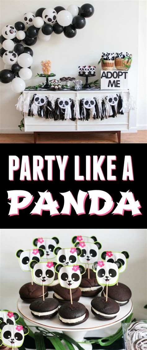 Party Like A Panda Panda Party Ideas Panda Birthday Party