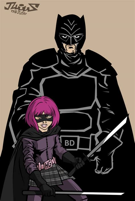 Big Daddy And Hit Girl By Digital Klown On Deviantart