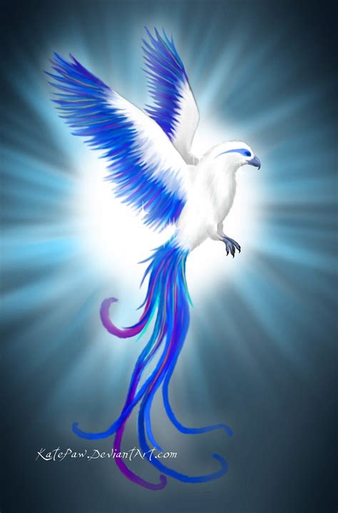 Ice Phoenix Magic Ice Phoenix By Katepaw Mystical Animals Mythical