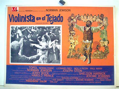 Violinista En El Tejado Movie Poster Fiddler On The Roof Movie Poster