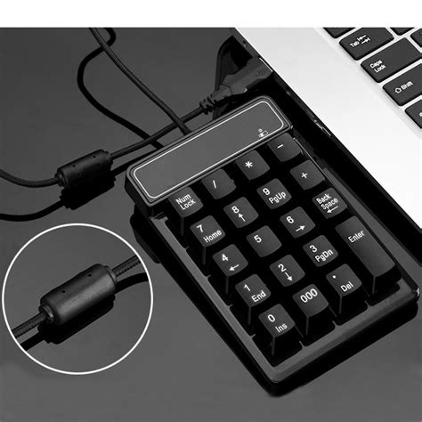 New Usb Wired 19keys Numeric Keypad Mini Suspension Number Pad Keyboard