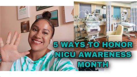 5 Ways To Honor Nicu Awareness Month Giving Back To The Nicu Youtube