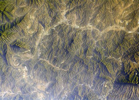 The Great Wall Of China As Seen From Orbit Spaceref