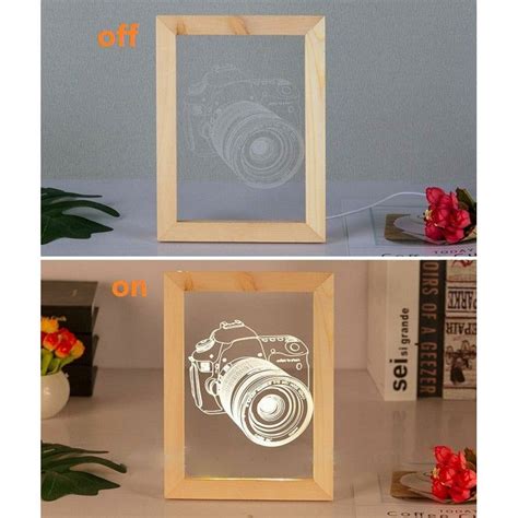 2d Led Light Up Glass Picture Frame In 2022 Personalized Glass Ts Glass Picture Frames