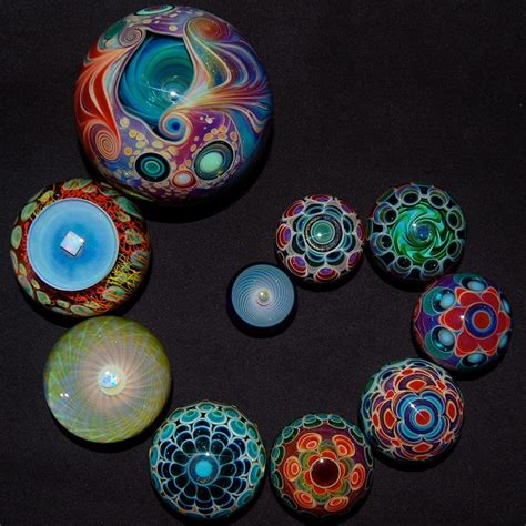 Borosilicate Glass Art Marbles By Mike Gong Heady Glass Art Tumblr Contemporary Glass Art
