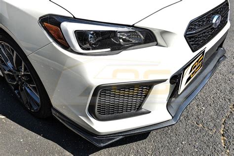 2015 Up Subaru Wrx Sti Jdm Front Splitter Lip Ground Effect Air Dam