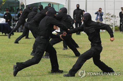 무술 선보이는 경기북부 경찰특공대 네이트 뉴스