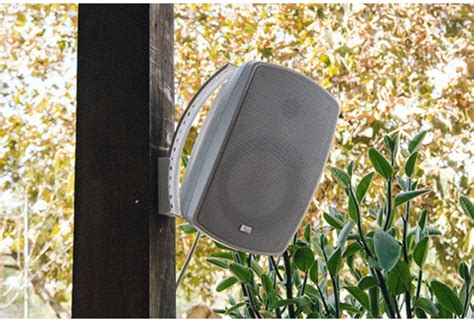 Color coded for positive and negative OSD Audio AP650 Outdoor Patio Speaker Pair