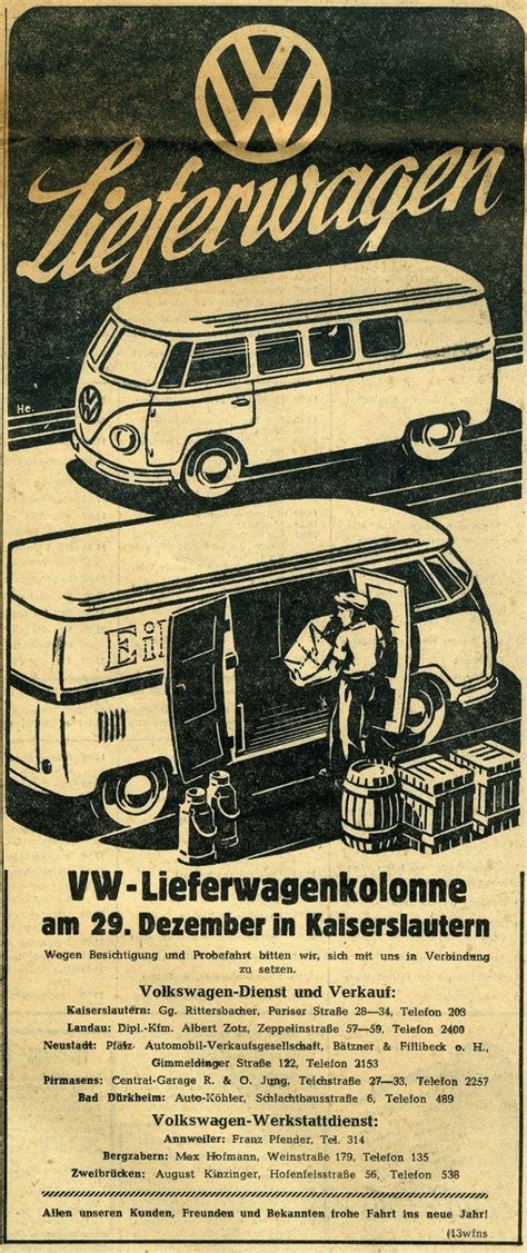 Volkswagen Bus Vw T1 Vw Minibus Car Catalog Vw Vintage Vw Vans