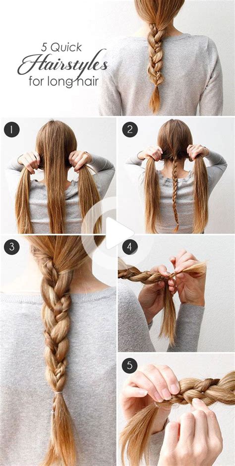 the easy hairstyles for long hair to do by yourself for hair ideas stunning and glamour bridal