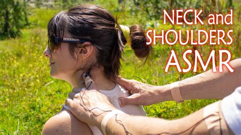 Neck And Shoulders Asmr Massage Nature Sounds Youtube