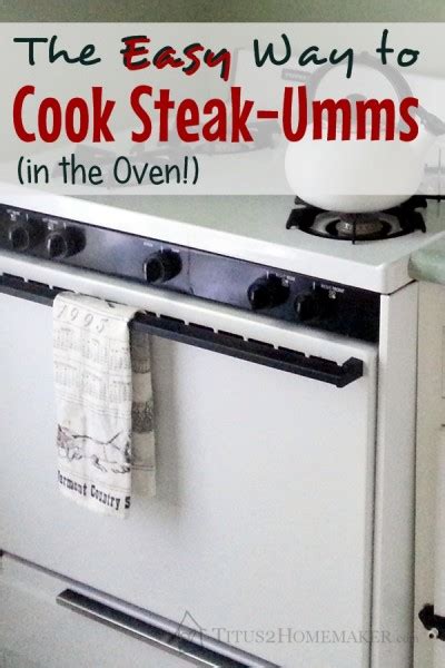 I'm not sure how anyone else feels about eating the same types of foods over and over again, but in our house, we get pretty tired of it. The Easy Way to Cook Steak-Umms