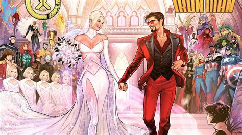 Iron Man And Emma Frost Getting Married In Marvel Comics The Illuminerdi