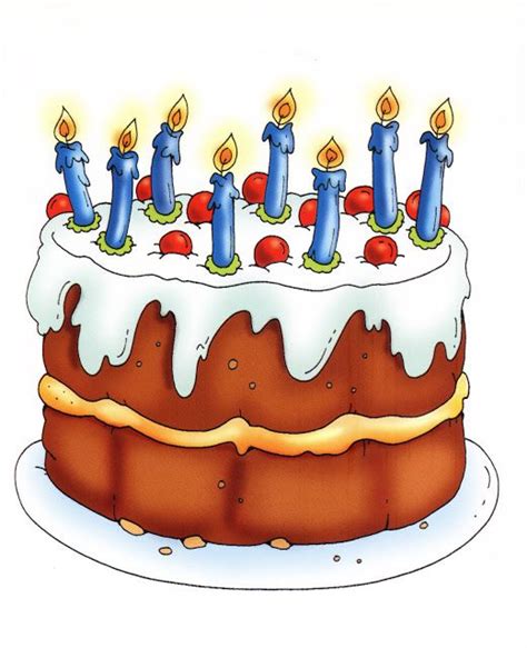 Happy Birthday Cake Clipart The Cliparts Clipartix