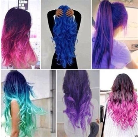 Bright Ombre Hair Colors Hair Pinterest Ombre Hair Ombre And
