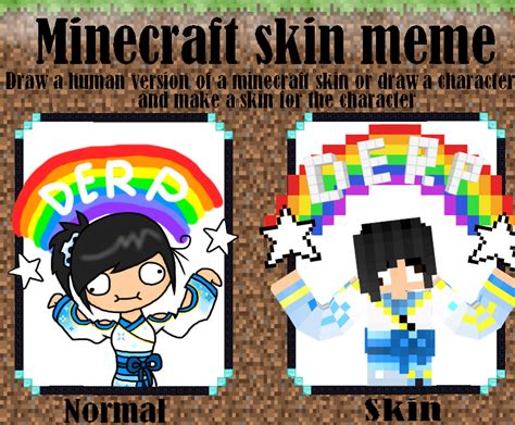 Minecraft Skin Meme By Laapplepie On Deviantart