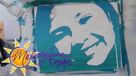 Stencil Painting With Cricut Explore Youtube