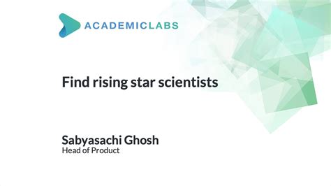 Rising Star Scientists Youtube