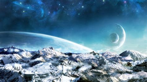 Wallpaper Id 817509 Stardust Nature Mountains Hd Art Cosmic