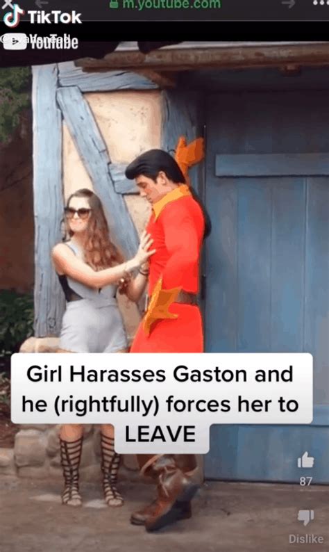 Disney Guest Harasses Gaston He Immediately Forces Her To Leave