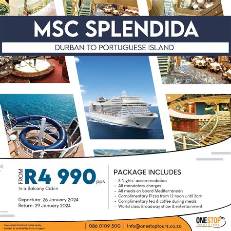 Msc Cruises One Stop Travel And Tours