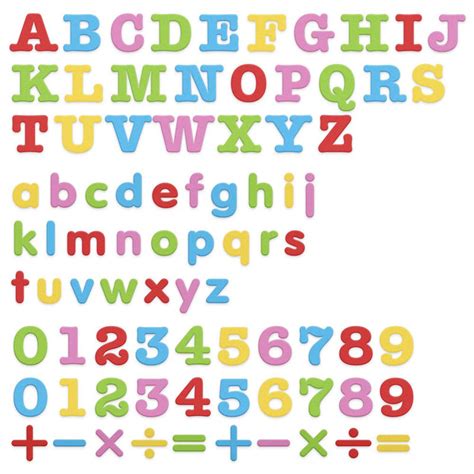 They also contain phase 1 . D-FantiX Magnetic Letters and Numbers 82 Pcs Colorful Foam Alphabet AB ...