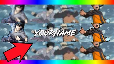 Naruto Banner Speed Art Free Banner Template Youtube