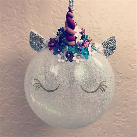 Diy Unicorn Ornament Christmas Decorations Unicorn