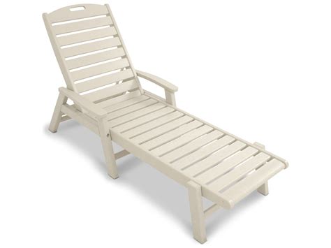 Trex® Outdoor Furniture™ Yacht Club Recycled Plastic Stackable Chaise Lounge Trxtxc2280